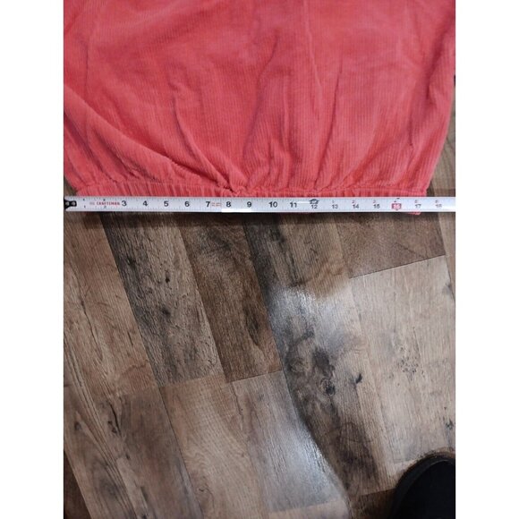 vintage 90s Blank Boxy Corduroy Hoodie sz L 1990s Russell Like. Oversized - Picture 16 of 16